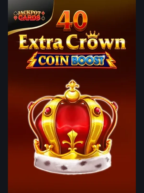 40 Extra Crown Coin Boost jackpot game at Stellarspins Casino
