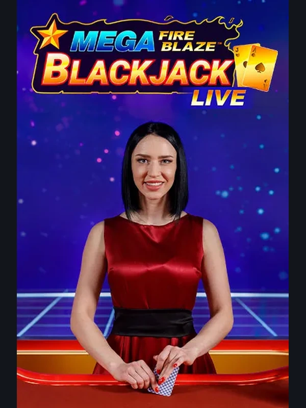Mega Fire Blaze Blackjack live game at Stellarspins Casino