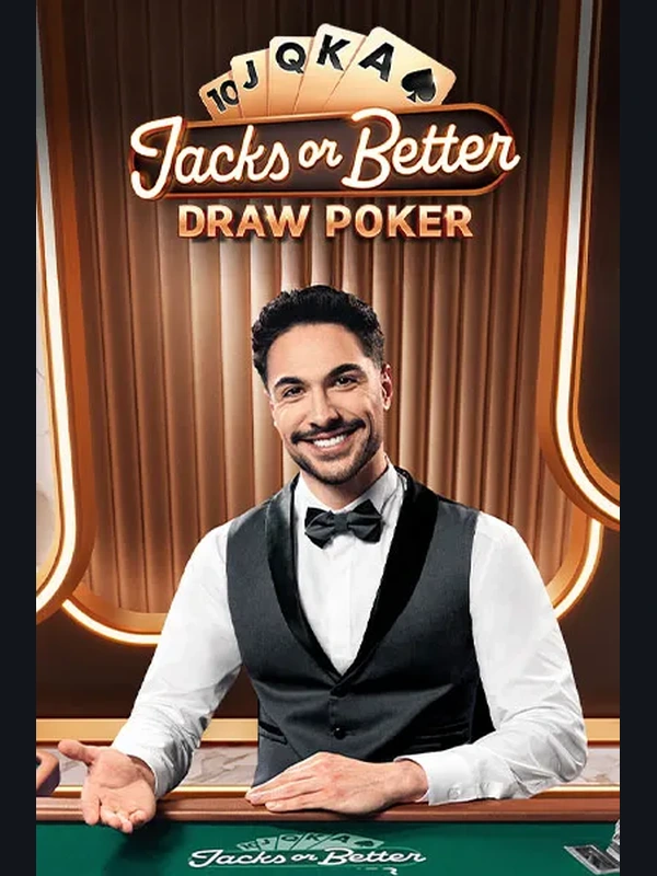 Jacks or Better Draw Poker live game at Stellarspins Casino