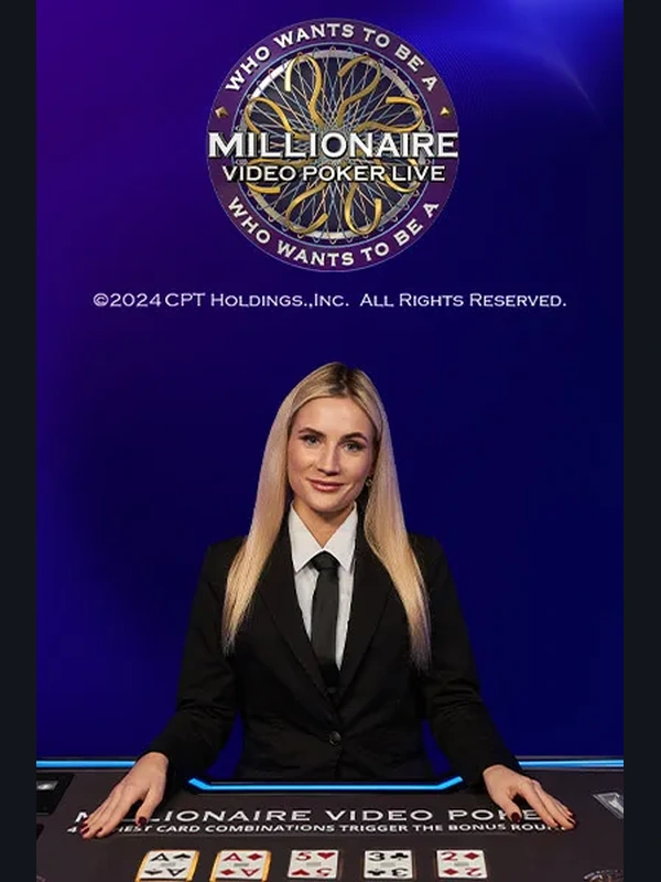 Who Wants to Be a Millionaire Video Poker Live at Stellarspins Casino