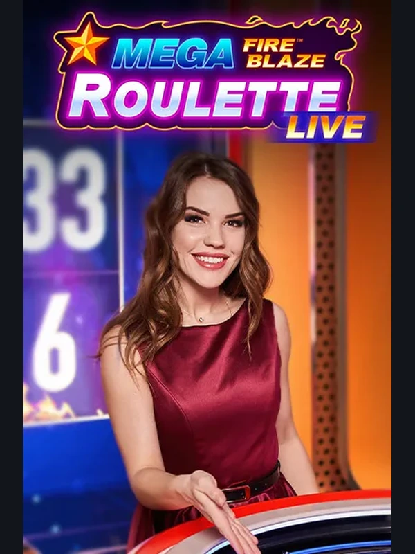 Mega Fire Blaze Roulette Live at Stellarspins Casino