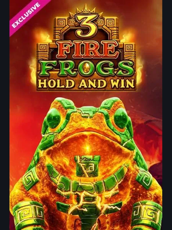 3 Fire Frogs Hold and Win slot at Stellarspins Casino